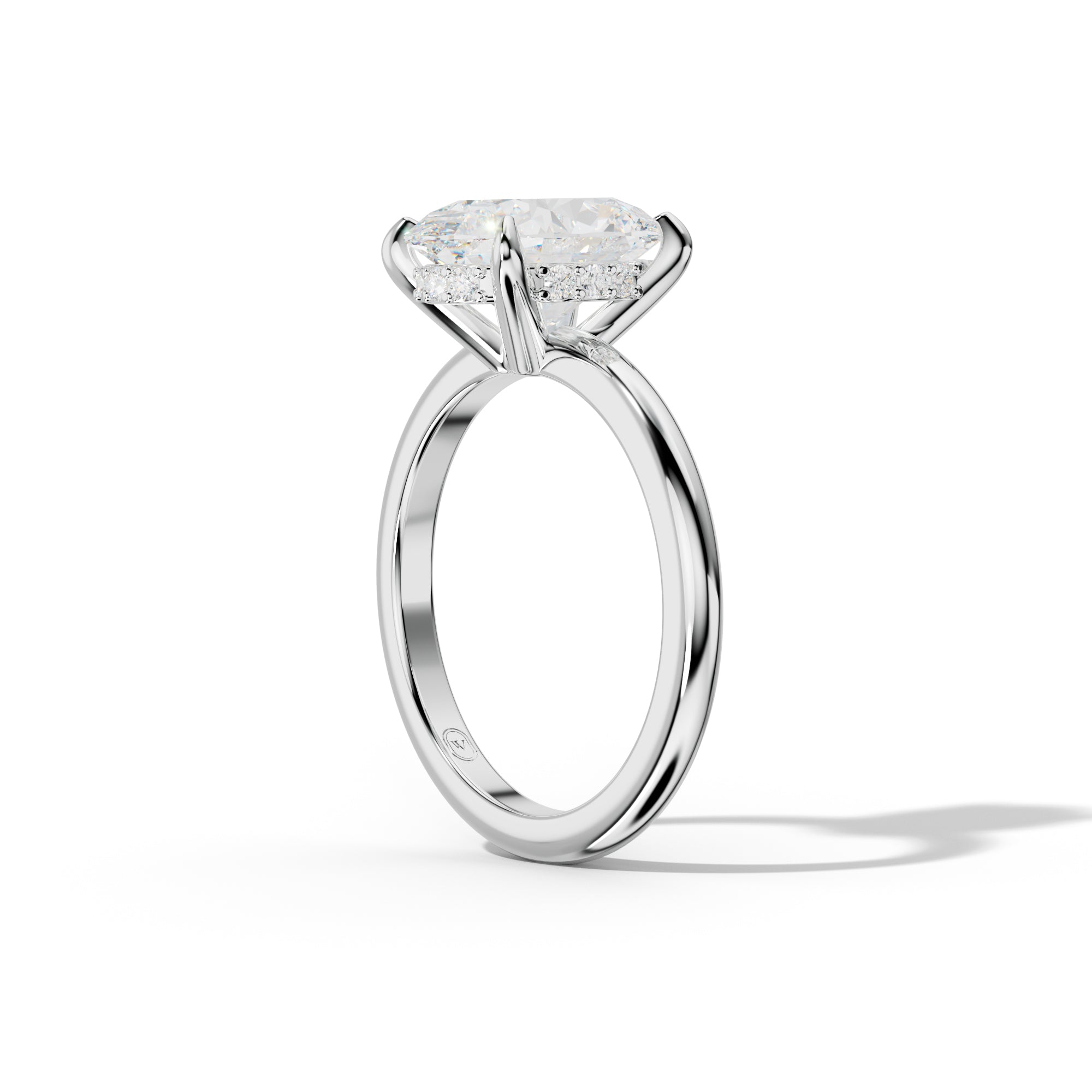 Natalie Oval Diamond Engagement Ring